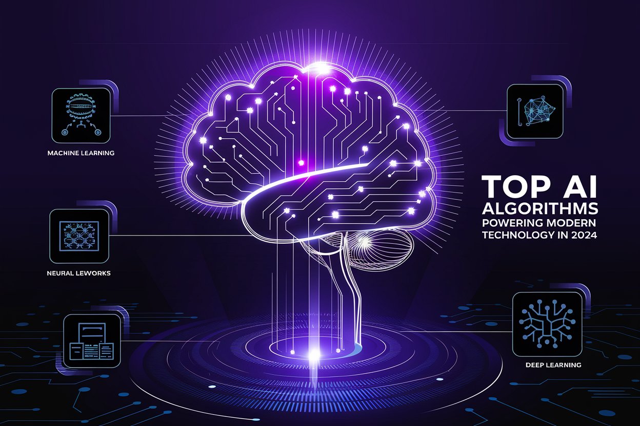 Top AI Algorithms Powering Modern Technology in 2024