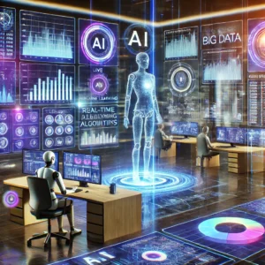 A-futuristic-AI-powered-workspace-featuring-real-time-data-analytics.-The-image-showcases-a-high-tech-office-with-multiple-holographic-screens-display-300x300 