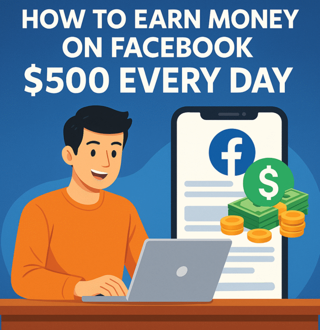 How to Earn Money on Facebook $500 Every Day