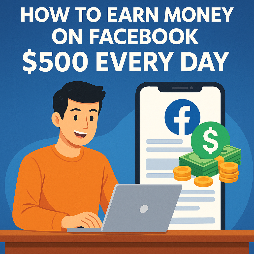 How to Earn Money on Facebook $500 Every Day