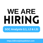 SOC Analysts (L1, L2 & L3)