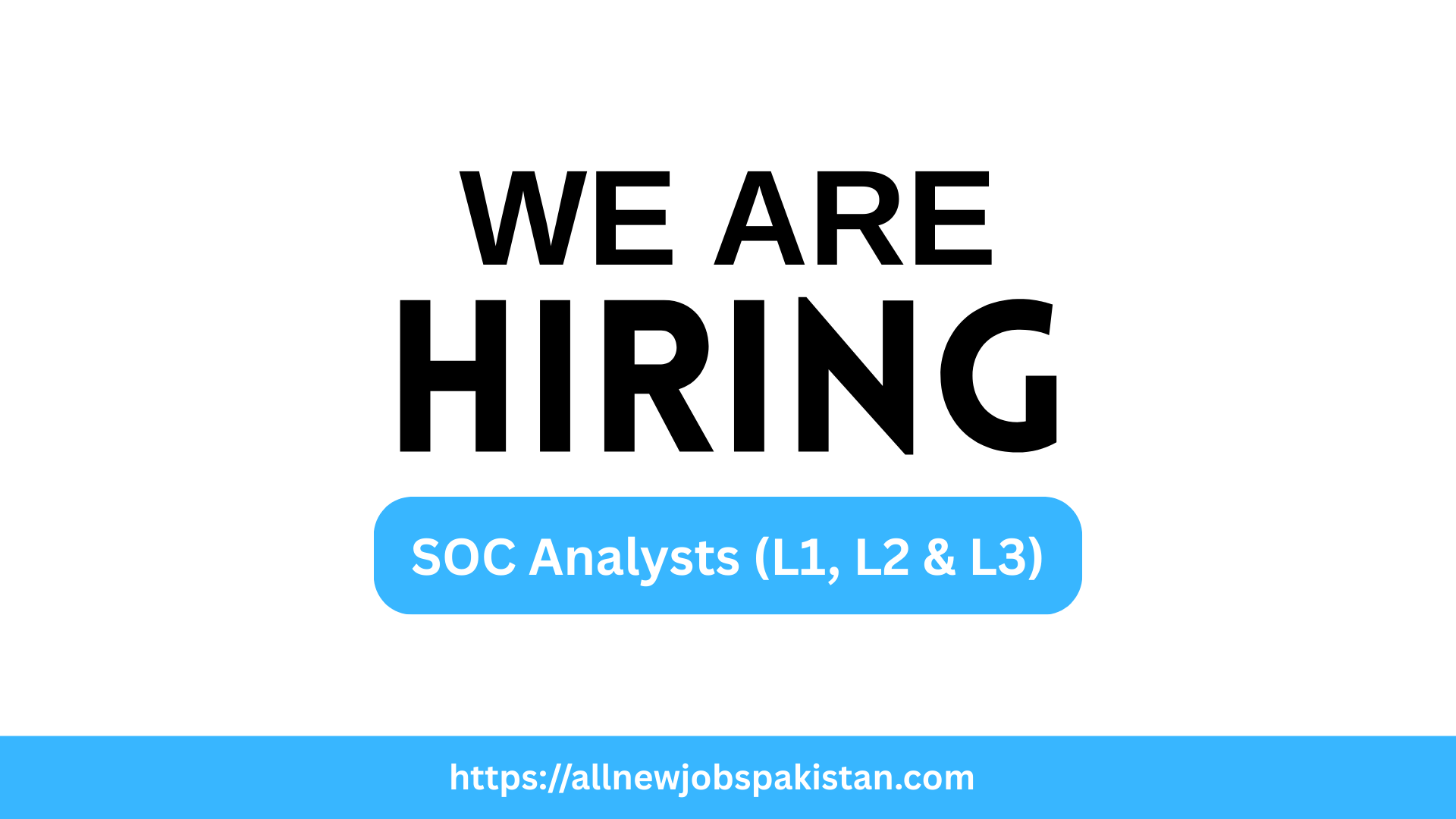 SOC Analysts (L1, L2 & L3)