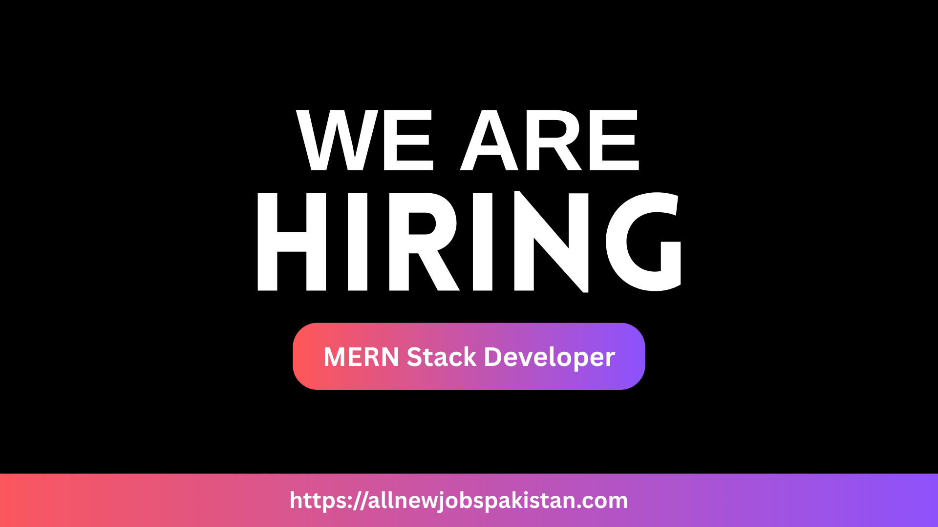 Hiring MERN Stack Developer