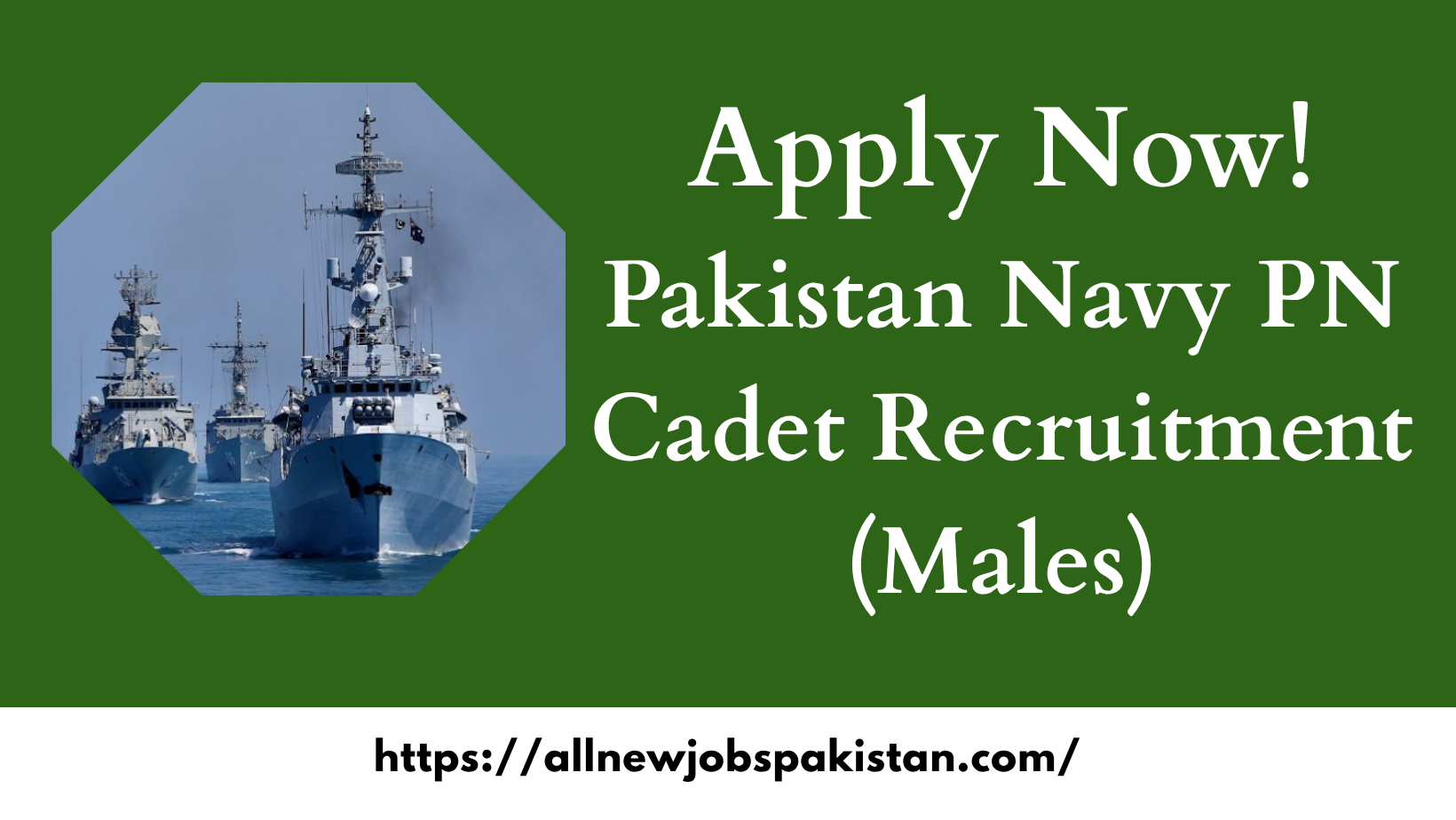 Pakistan Navy PN Cadet Recruitment | Permanent Commission 2026-A