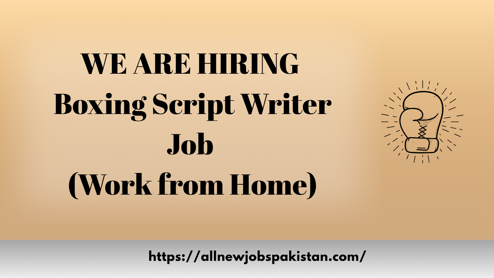 Boxing Script Writer Job (Work from Home) | Unity Films