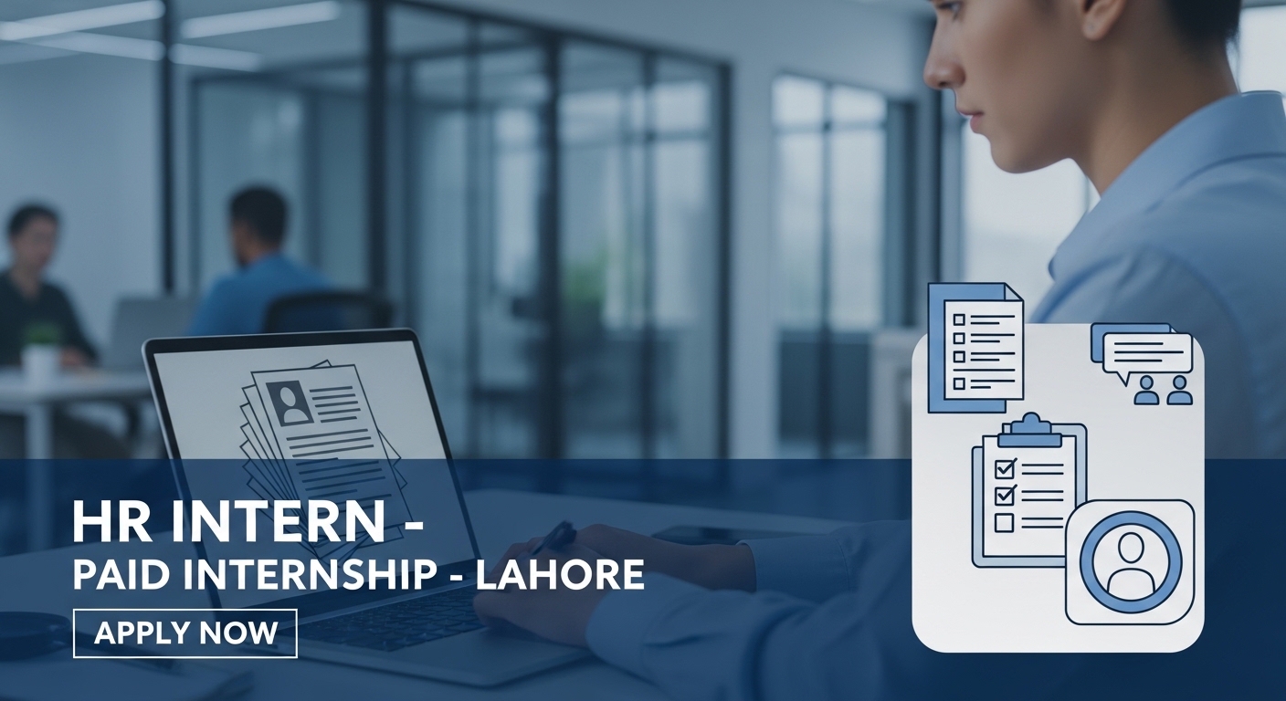 HR Intern Job in Lahore - Paid Internship Leading to Job