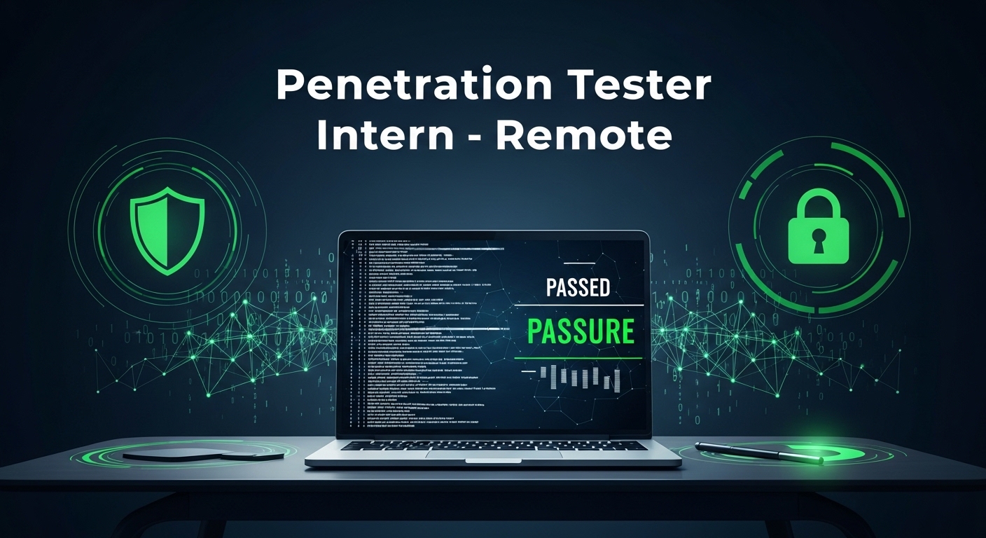 Penetration Tester Intern - Remote Cybersecurity Internship