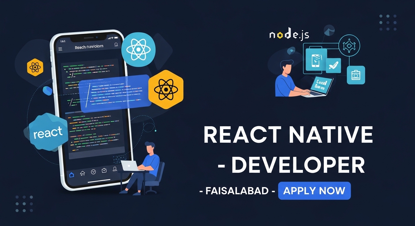 React Native Developer Job in Faisalabad - On Site