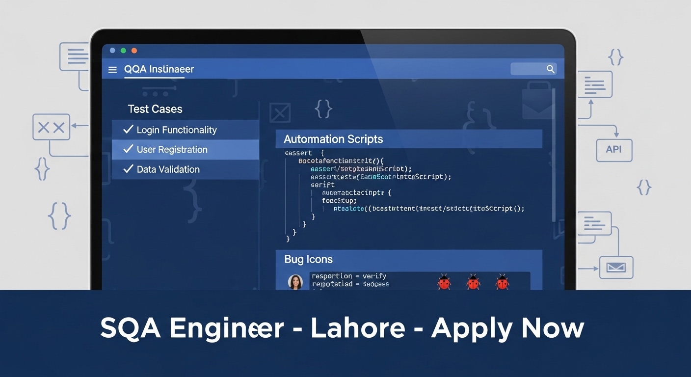 Software Quality Assurance Engineer Job - Lahore