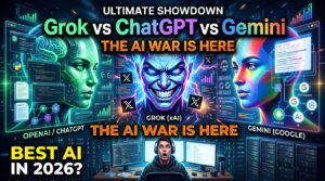 grok vs chatgpt vs gemini comparison 2026