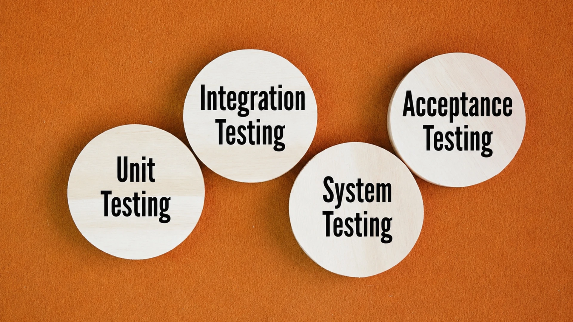The four levels of software testing ensure software is thoroughly validated from individual code units to the complete application before release.