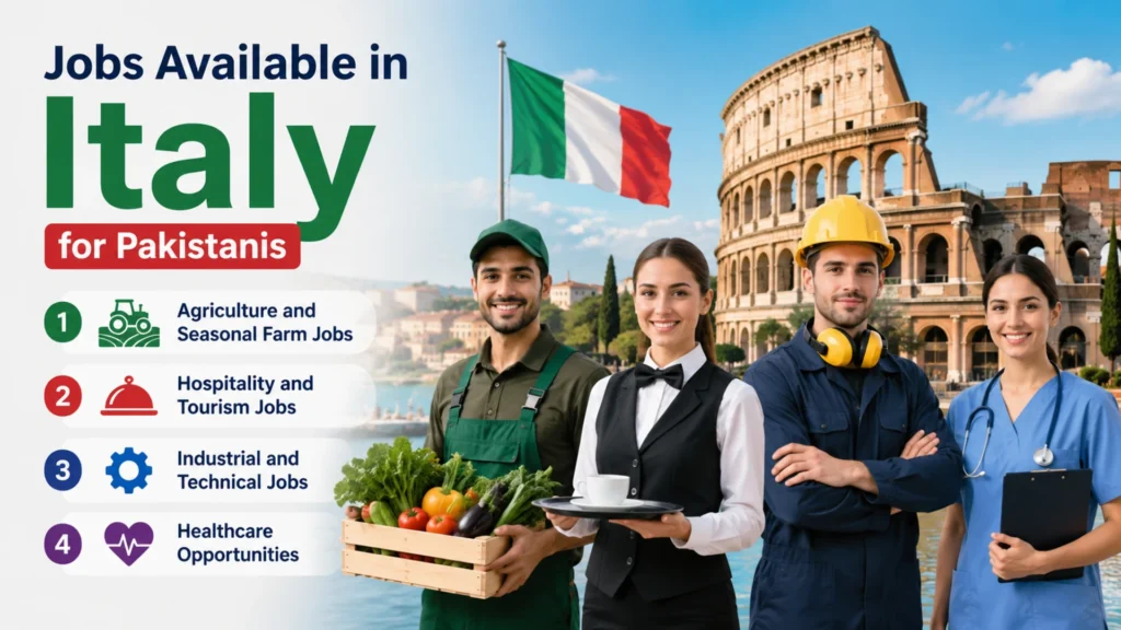 Jobs Available in Italy for Pakistanis: Industries Recruiting Foreign Workers