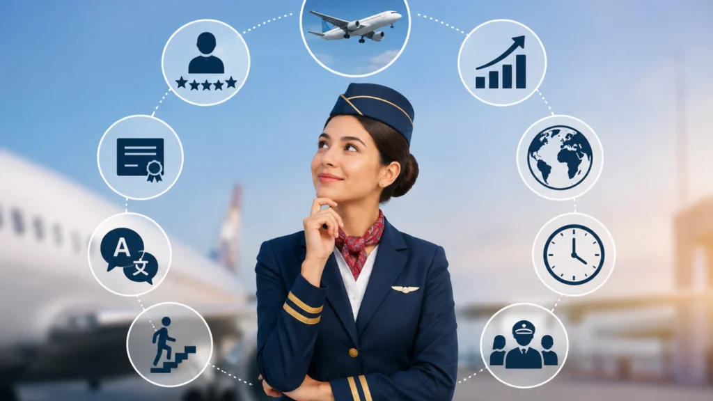 Factors That Affect an Air Hostess Salary include the airline, experience, flight routes, and job position.