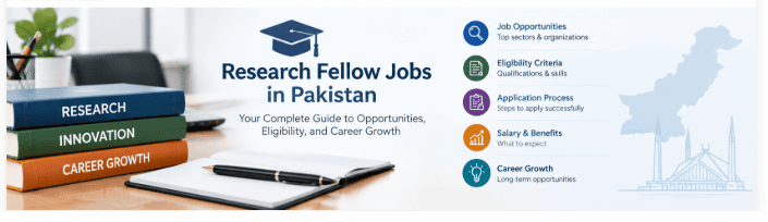 Research Fellow Jobs in Pakistan – HEC, PARC, PIDE & More