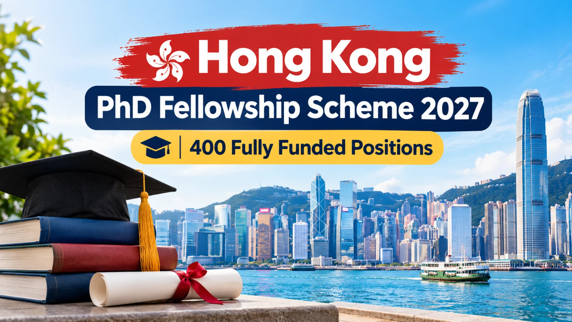 Hong Kong PhD Fellowship Scheme 2027 400 Fully Funded Positions