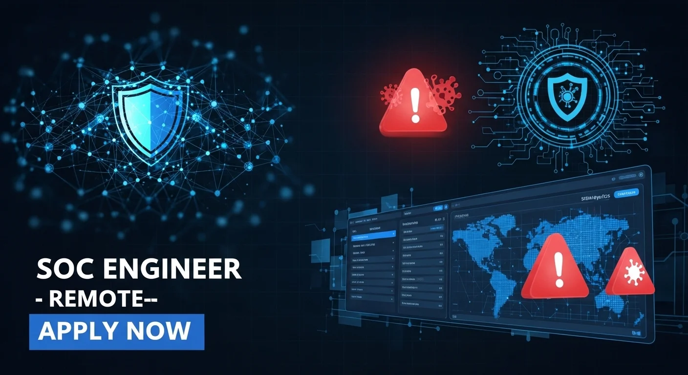 Security Operations Center (SOC) Engineer Job - Remote